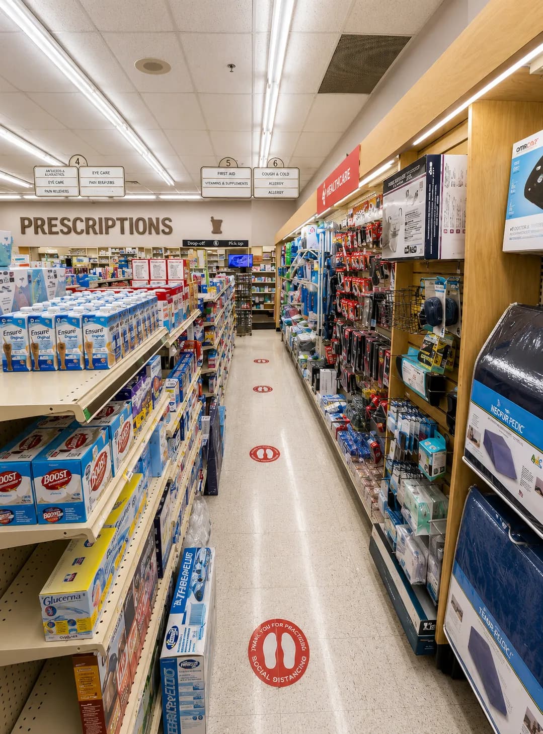 Pharmacy interior